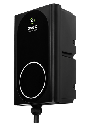 Evec 7.4kW EV Charger With Tethered Cable, Type 2, Single Phase - VEC03 | Price From - fusiongasandelectric